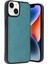 iPhone 14 Kılıf Aras Deri Kapak - Açık Yeşil (K95) 1