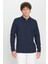 %100 Pamuk Slim Fit Dar Kesim Polo Yaka Jakarlı Triko Tişört 1