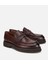 02AYH313910A480 ERKEK Deri Kahverengi Dikiş Detaylı Kalın Tabanlı Klasik Loafer 2