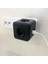 Isıya Dayanıklı Termal Akım Korumalı ve Çocuk Korumalı 3 Priz Girişli 3 USB Girişli Küp Priz (4457) 4