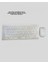 Beyaz Kablosuz Klavye Fare Seti Kablosuz Fare USB Alıcı Pc Uyumlu 5