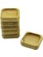 6 Adet 9X9CM Kare Ahşap Bambu Çerezlik - Lokumluk Kase Derinlik: 1.8cm (5361) 1