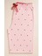 Yumuşacık Kalp Desenli Yüksek Bel Pijama Altı Pembe Kadın 3