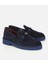 01AYH315390A680 KADIN Süet Deri Lacivert Tokalı Hafif Tabanlı Klasik Loafer 2