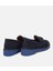 01AYH315390A680 KADIN Süet Deri Lacivert Tokalı Hafif Tabanlı Klasik Loafer 4