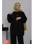 Tesettür Çıtçıt Detaylı Tunik-Pantolon Ikilitakım(Spor,şık Kombin) 3