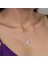 Ucarticaret Swarovski Taşlı Gümüş Çiçek Bayan Kolye 1
