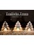 Tealight Trees – 3’lü Yılbaşı Mumluk Seti | Işıklı Noel Çam Ağacı Dekoru (Mumlar Dahil) 1