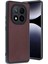 Xiaomi Redmi Note 14 Pro 5g Kılıf Aras Deri Kapak - Bordo (K95) 1