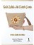 Gold Işıltılı Jüt Clutch Çanta Gold Çiçekli 1 Adet 1