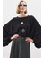 Pelerin Tarz Bluz Siyah 6