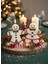 Gingerbread 2'li Renkli Yılbaşı Mumu 1