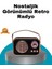 Retro Tarz Kablosuz Radyo – Bluetooth, USB ve Tf Kart Girişli 1