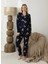 Süet Düğmeli Pijama Takımı 1