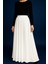 Gümüş collection, kloş etek,Şifon Etek, renk beyaz 2
