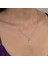Ucarticaret Swarovski Taşlı Gümüş Kız Çocuk Bayan Kolye 1