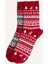 Kadın Kutulu Yılbaşı Temalı 2'li Pamuklu Uzun Çorap 1