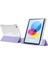 iPad 11.nesil 2025 Kılıf Magnetik Ayrılabilen Airbagli Spıa Sliding Tablet Kılıfı - Gri 4