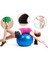 65 cm Fitilli Pilates Topu ve Pompa Seti Plates Denge Yoga Spor Egzersiz Top Jimnastik Fitness Gym 6