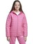 Essentials Light Padded Çocuk Pembe Kapüşonlu Mont 1