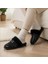 Leopar Desenli Içi Tüylü Sıcacık Pvc Taban Kadın Ev Terliği 2