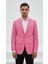 Açık Pembe Erkek Slim Fit Tek Düğmeli Blazer Ceket – Astarlı, Şık ve Modern Kesim 1