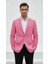 Açık Pembe Erkek Slim Fit Tek Düğmeli Blazer Ceket – Astarlı, Şık ve Modern Kesim 3