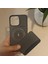 iPhone 14 Pro Max Uyumlu Rona Magcarbon Fiber Doku Manyetik Kılıf + Kartlık Cüzdan 3