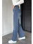 Kadın Yüksek Bel Palazzo Jean Kot Pantolon P-00019045 2
