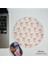 Kurdele Desenli Mouse Pad, 19 Cm, Kaymaz Taban, Ev Ofis ve Oyun Için Rahat ve Yumuşak 2