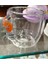 Hello Kitty Figürlü Kabartmalı Cam Bardak ( 200ML 9cm Çap ) 1