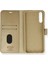Huawei P Smart S Kılıf Trend S Plus Kapaklı Kılıf - Gold (K95) 2