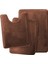 3'lü Banyo Paspas Seti Klozet Önü Peluş Yumuşacık Yıkanabilir Kahverengi (50X80-40X60-40X50) 2
