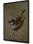 Sıradışı Çizimli Serçe Yağlı Boya Görünümlü Ahşap Dekoratif Tablo Dikdörtgen Tablo 5