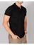 Erkek Siyah Slim Fit Polo Yaka T-Shirt 1