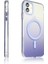 Apple iPhone 11 Uyumlu M-Safe Şarj Özellikli Transparan Renk Geçişli Kılıf 2