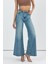 Geniş Paça Baggy Kadın Jean Pantolon - Mavi Mavi - 30 6