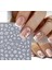 Beyaz Çiçek Tırnak Süsleme Stickerı Nail Art Süslemeleri 1