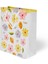 Renkli Çiçek Desenli Karton Çanta 25X30X9 cm 10 Adet 1