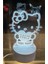 Hello Kitty Figürlü Pileksi USB Kablolu Gece Lambası 1