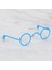 Loren Plastik Amigurumi Gözlük Koyu Mavi 1