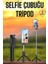 Selfie Çubuğu Tripod Kumandalı Telefon Tutucu Siyah 2