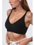 Siyah Lazer Kesim Dikişsiz Sütyen Çıkarılabilir Pedli Hayalet Sütyen Agraflı Ayarlanabilir Askılı 3