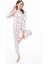 Premium Kadın Pijama Takımı Meyve Desenli Yumuşak Dokulu Bisiklet Yaka Uzun Kollu 3