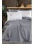 Melany Pike Çift Kişilik %100 Pamuk (200X220 Cm) Gri 1