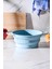 Flow Katlanabilir Isıya Dayanıklı Silikon Süzgeç 23 cm | Mavi 3