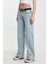 Geniş Paça Düşük Bel Kadın Jean Pantolon - Denim Denim - 26 4