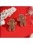 Işıltılı Zencefilli Kurabiye Adam Küpe (Gingerbread Man) 4