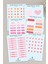 Bullet Journal Sticker Seti - 6 Sayfa / Ajanda, Scrapbook, Journal 1