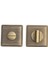 RO17 Kapı Kolu Rozeti Wc Antik 53X53X10 mm 1
